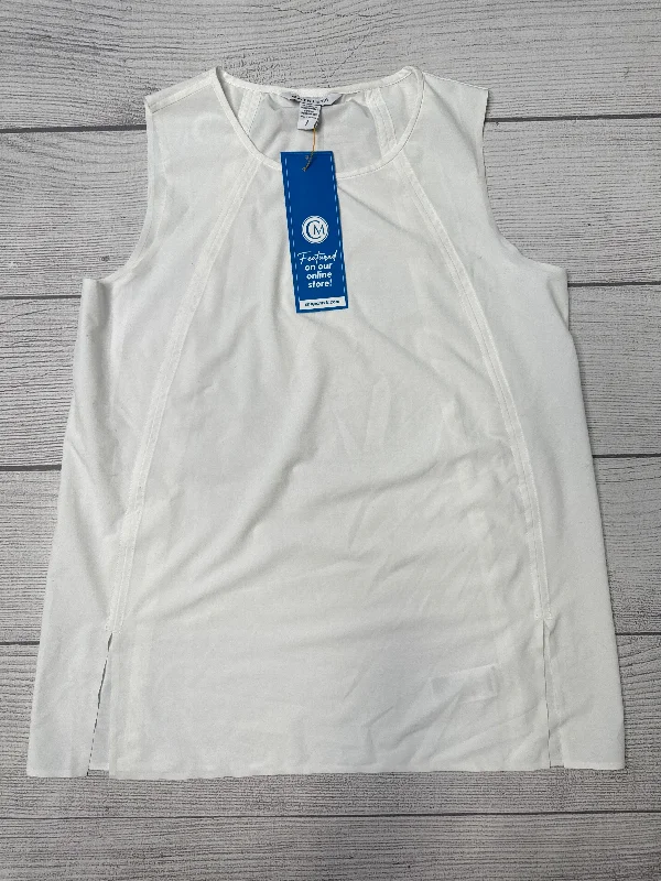 Athletic Tank Top By Athleta In White, Size: S