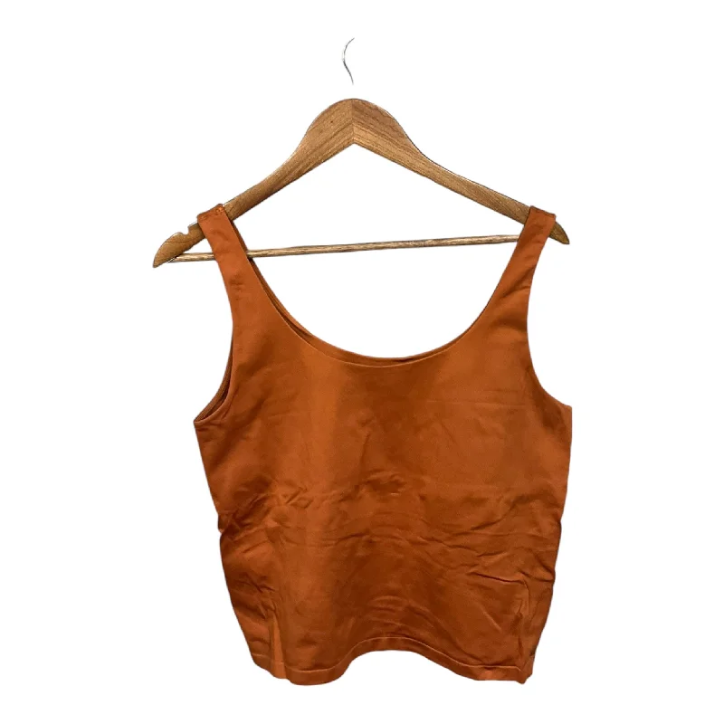 Athletic Tank Top By Avec Les Filles In Orange, Size: Xl