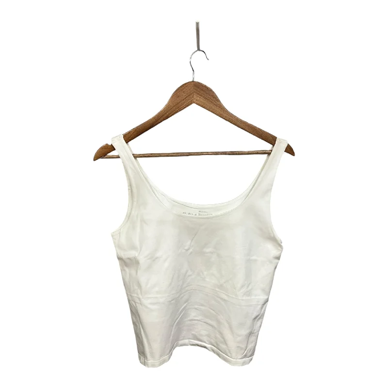 Athletic Tank Top By Avec Les Filles In White, Size: Xl