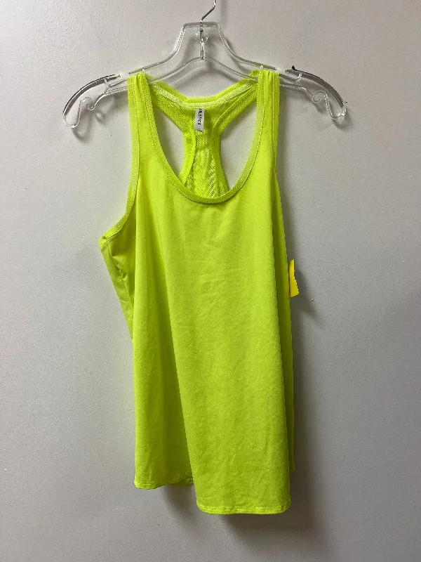 Athletic Tank Top By Fabletics In Green, Size: S