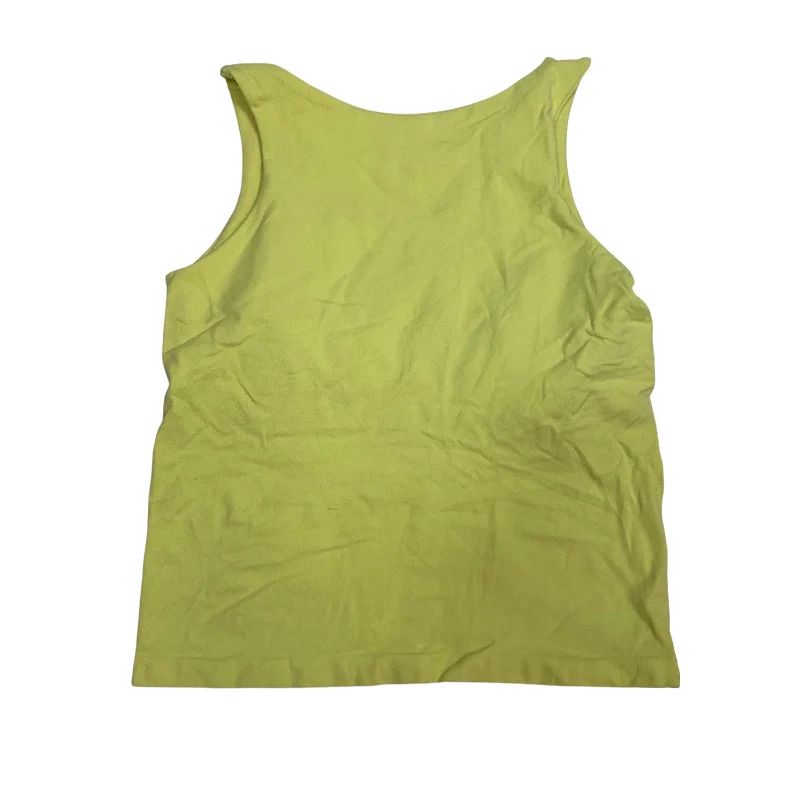 Athletic Tank Top By Free People In Yellow, Size: L