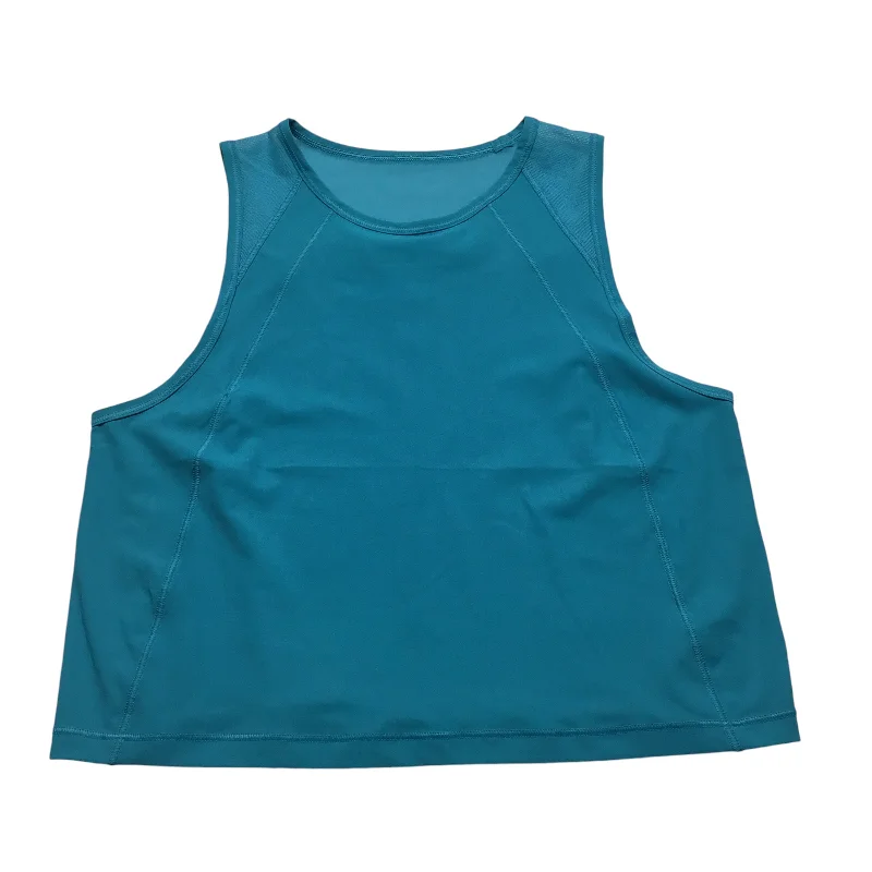 Athletic Tank Top By Lululemon In Blue, Size: 2