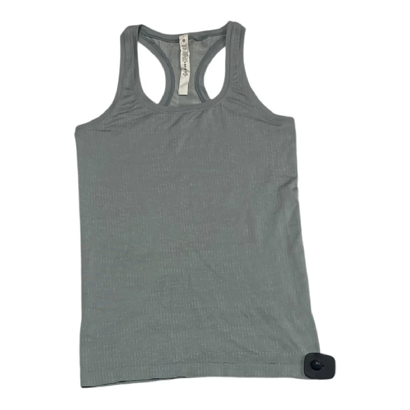 Athletic Tank Top By Lululemon In Grey, Size: 4