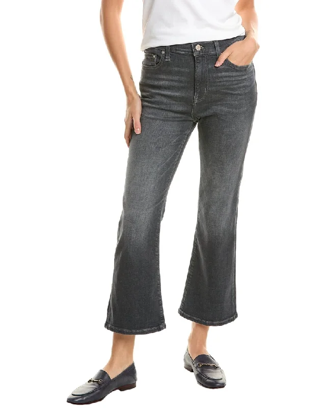 Current/Elliott The Boulevard Graphite Crop Bootcut Jean