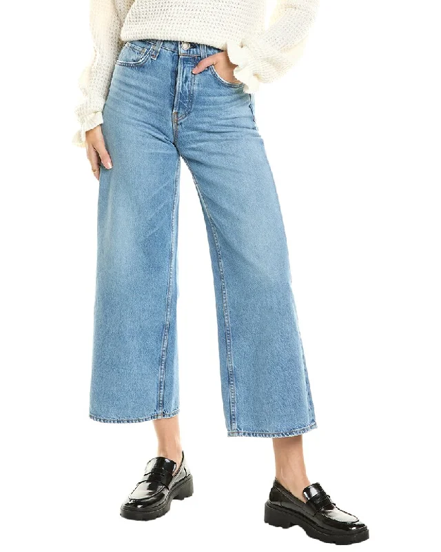 rag & bone Maya Hermosa High-Rise Ankle Wide Leg Jean