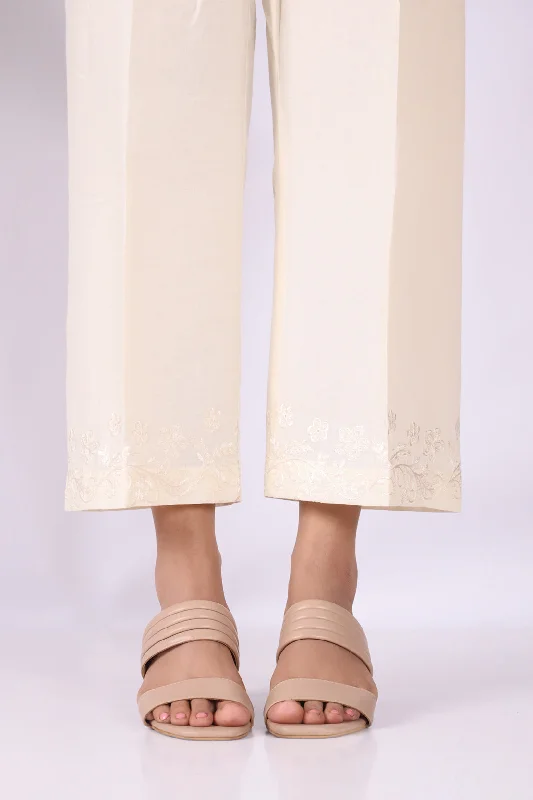 Embroidered Cotton Pant