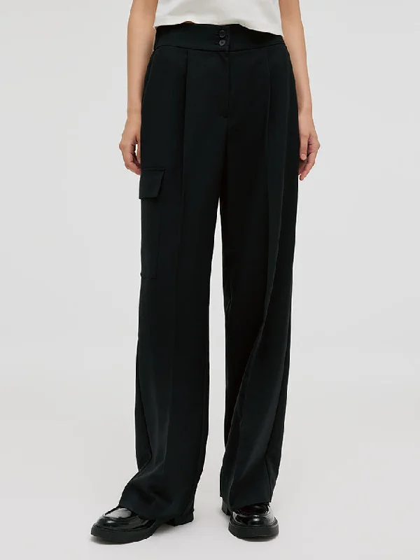 Loose Straight Women Pants With Pockets