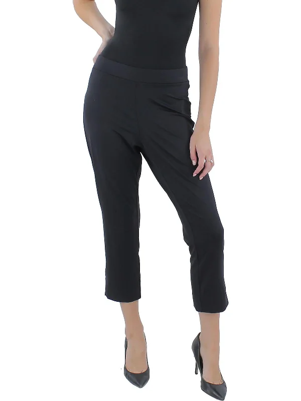 Womens Stretch Crop Leggings