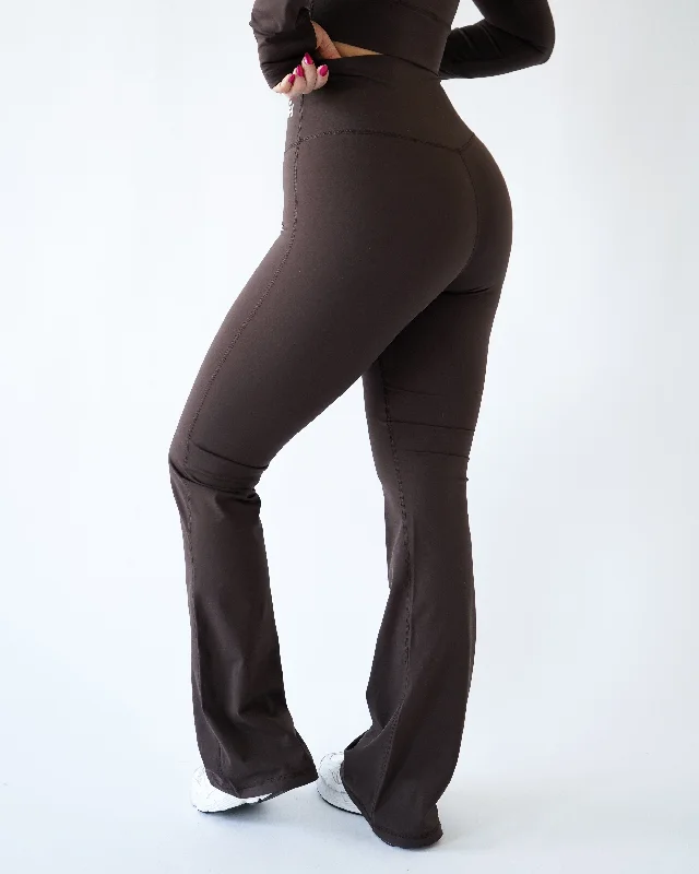 Onyx Flare Leggings - Teddy