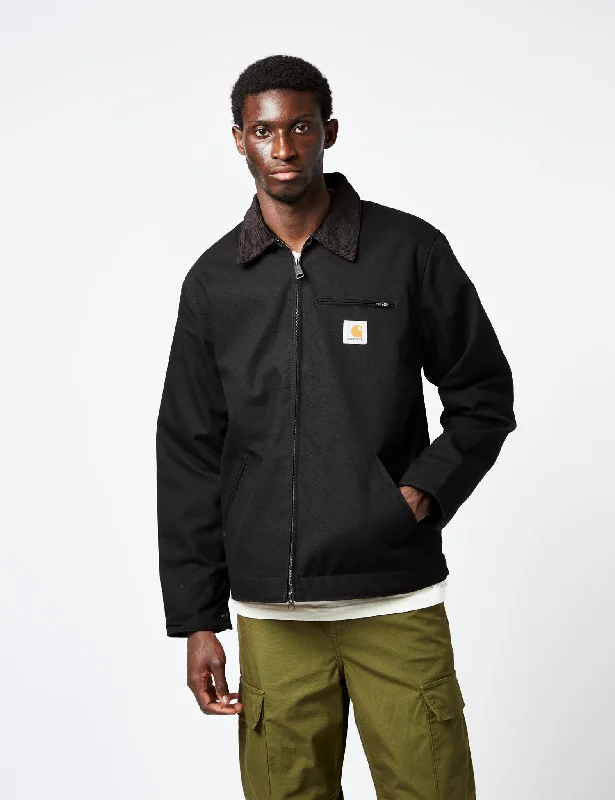 Carhartt WIP Detroit Jacket (Winter Lined) - Black