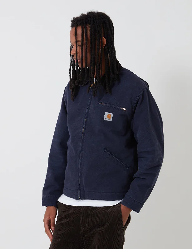 Carhartt-WIP OG Detroit Jacket (Organic Cotton) - Dark Navy/Black