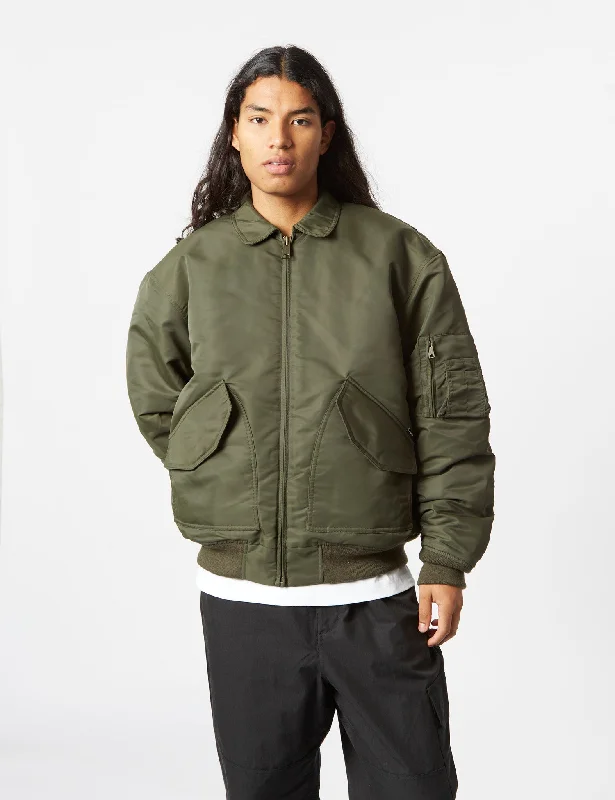 Carhartt-WIP Olten Bomber Jacket - Plant Green