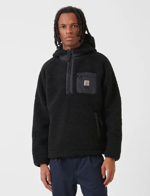 Carhartt-WIP Prentis Fleece Pullover Jacket - Black/Black