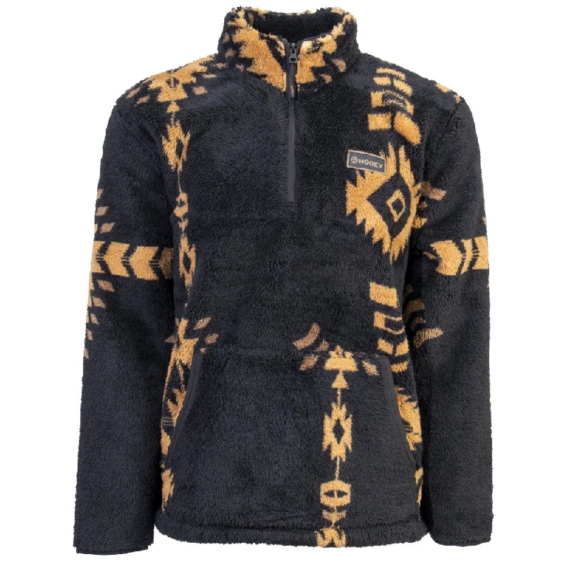 "Hooey Fleece Pullover" Black/Tan