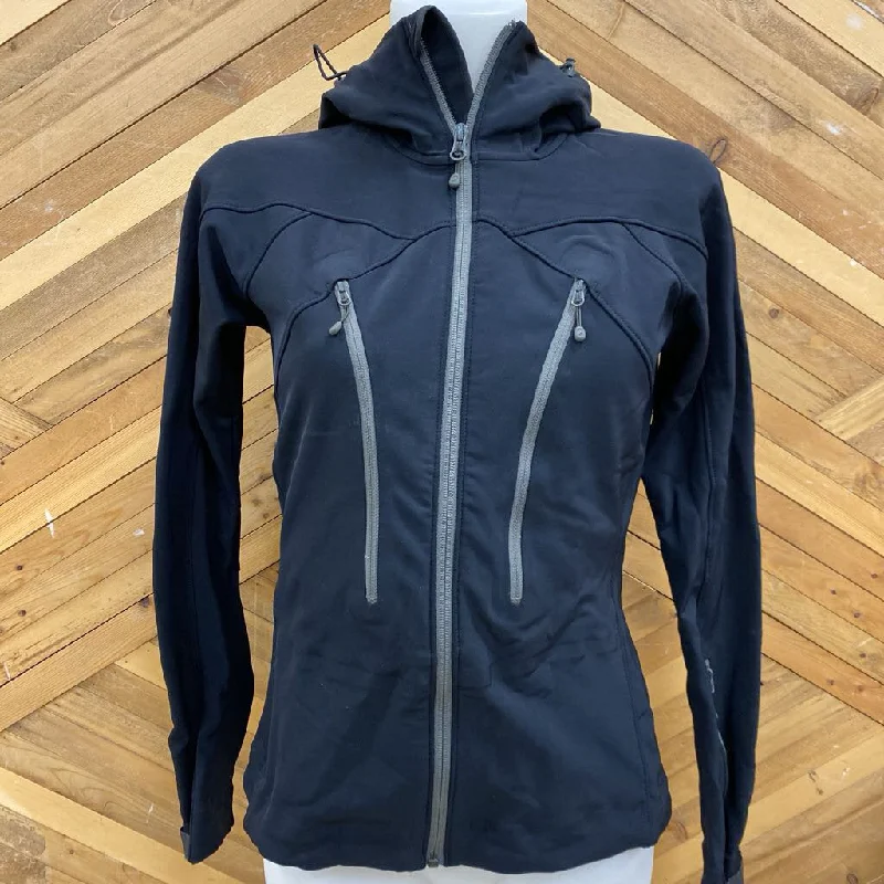 MEC - Women's Hooded Softshell Jacket - MSRP comp $150: Black-women-SM