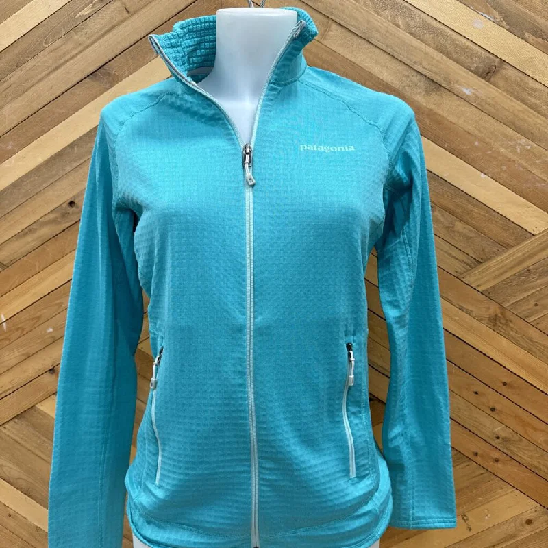 Patagonia - Women's R1 Full-Zip Fleece Jacket - MSRP $200: Blue-women-SM