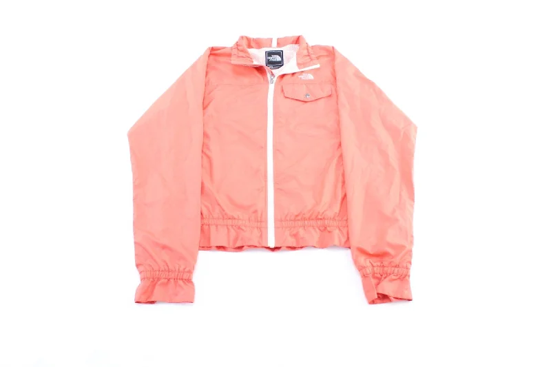 Women's The North Face Embroidered Logo Pink Zip Up Jacket