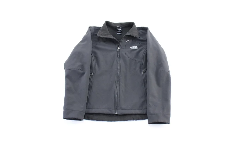 Women's The North Face Logo Black Zip Up Jacket