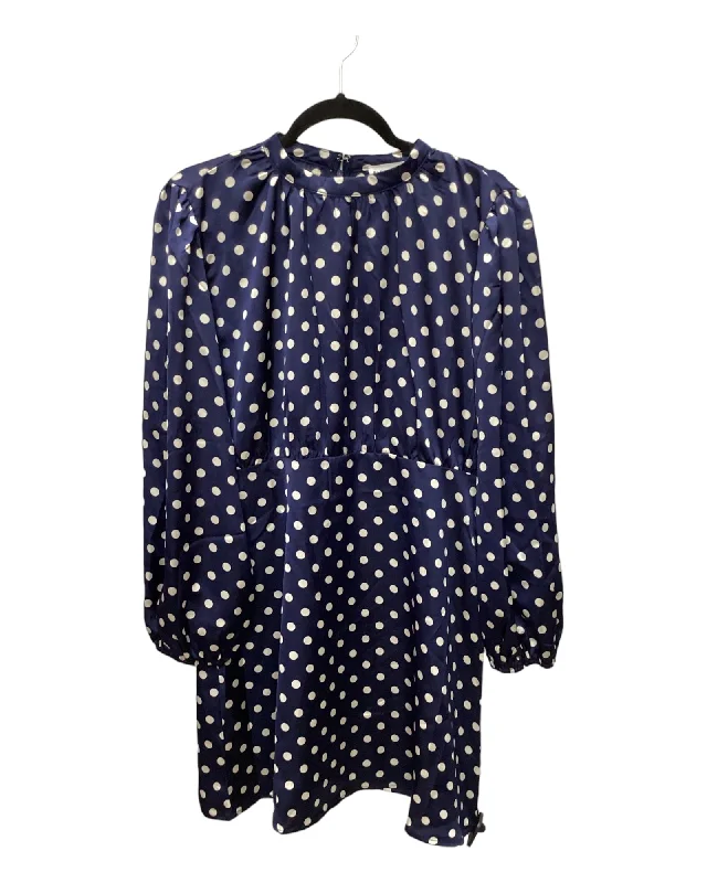 Dress Casual Midi By First Love In Polkadot Pattern, Size: L