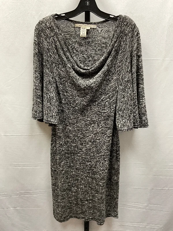 Dress Casual Midi By Max Studio In Grey, Size: M