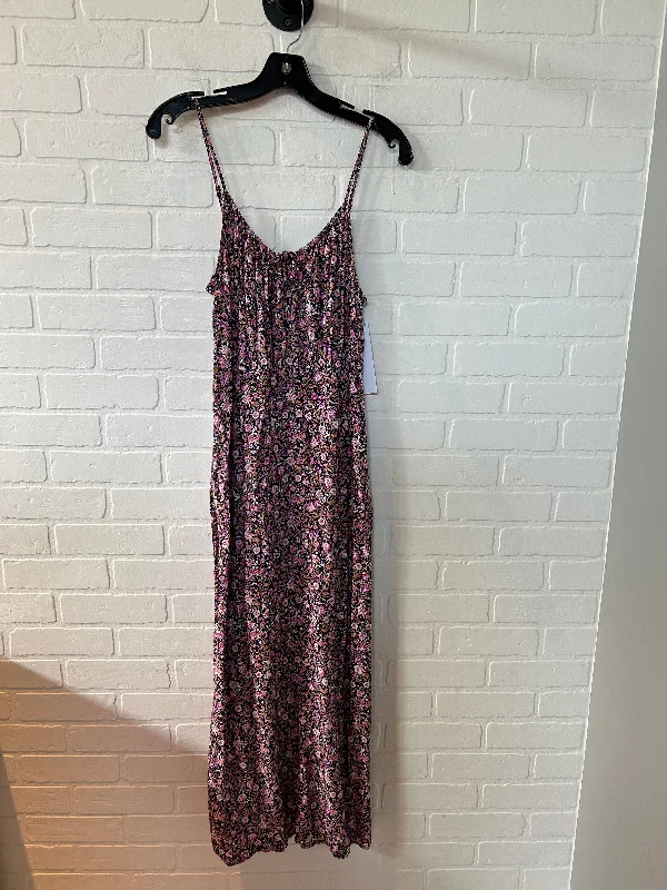 Dress Casual Midi By Old Navy In Blue & Pink, Size: S