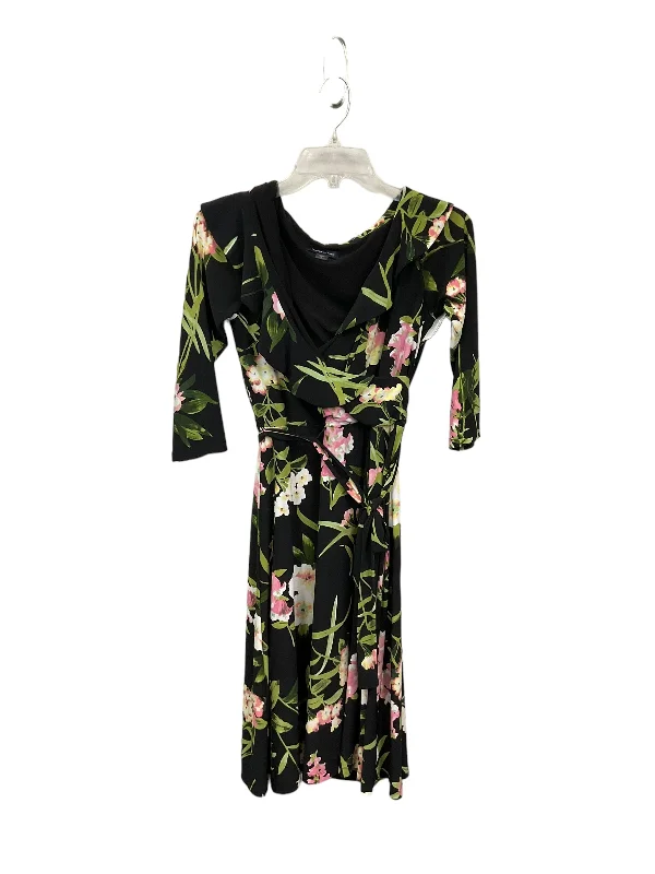 Dress Casual Midi By Tommy Hilfiger In Floral Print, Size: M