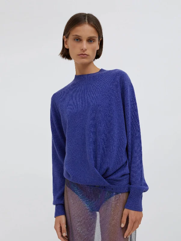 Fasten Cashmere Sweater in Sodalite