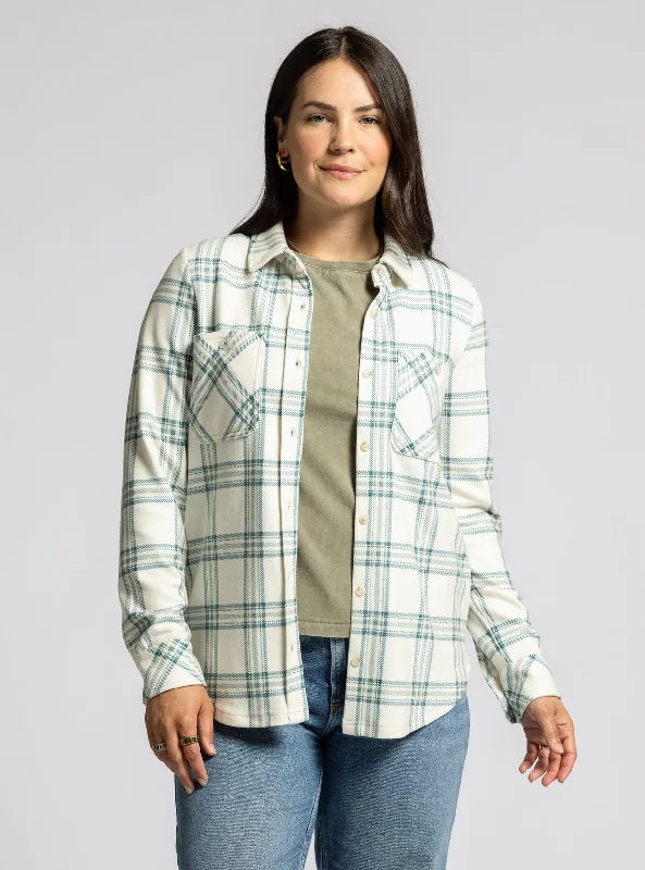 IVORY MINT PLAID