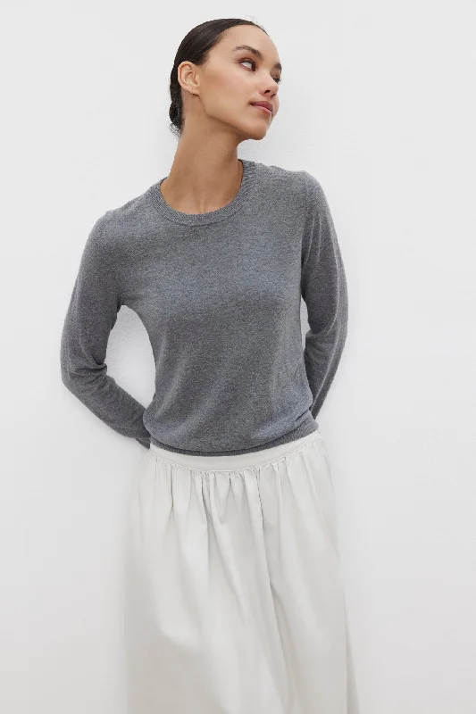 MEDIUM HEATHER GREY-LUXCOTCA