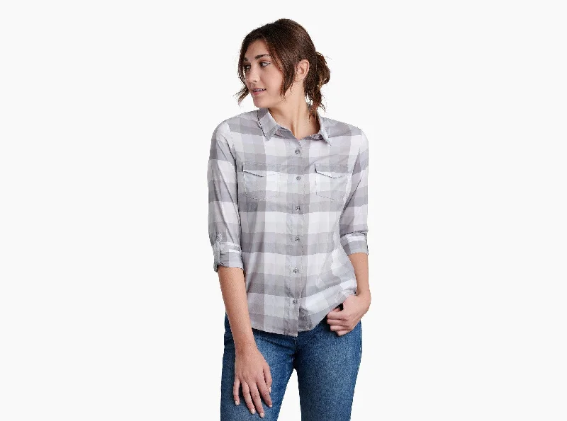 Women's Kamp Long Sleeve Flannel - Slate